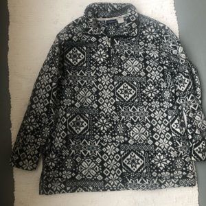 Oversized Snow Fleece Pullover